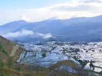 元陽雲上天上花鄉客棧，躺在床上就能看梯田日出雲海！