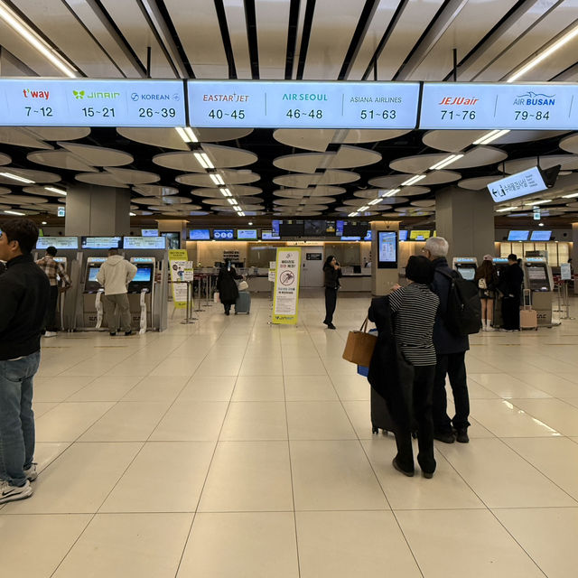 【ソウル】ピッカピカ✨充実の韓国国内線ターミナル✈️