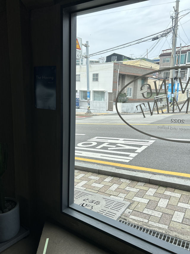 🇰🇷韓國釜山｜白淺灘人氣推薦的海景咖啡廳Having moment