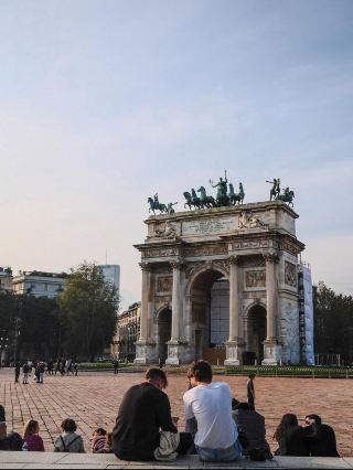 Large Park in Milan - Parco Sempione