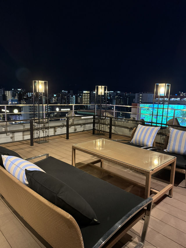 【福岡グルメ】博多中洲の夜景を見ながら、ちょっと贅沢なディナー