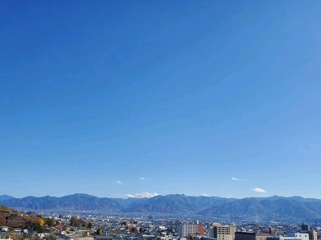 石垣の上からの景色が🙆