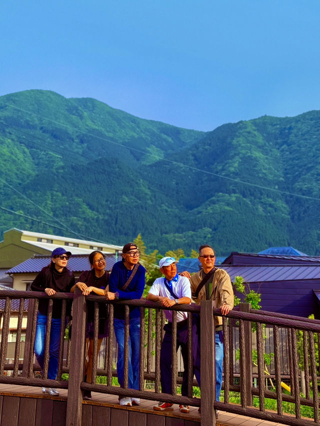 由布院東西山峰