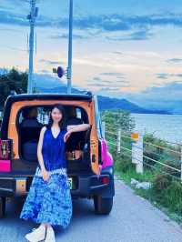 Rented a Pink Mini Tank with a driver —Adventure in Dali —My Cutest Road Trip Ever🚗💖🇨🇳