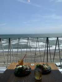 【神奈川🇯🇵】七里ヶ浜の絶景カフェでランチ🍽️