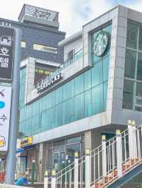 송정 바다를 보며 맛있는 커피를 마실 수 있어요 ☕️