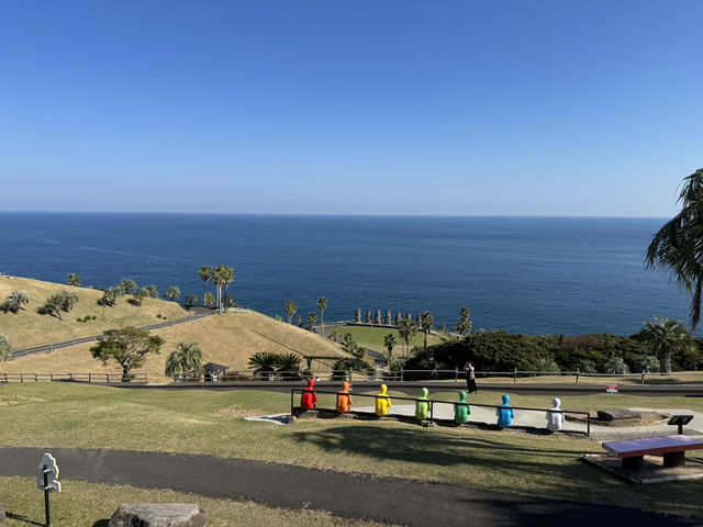 🗿 Moai Statues by the Sea – Our Fun Day at Sun Messe Nichinan