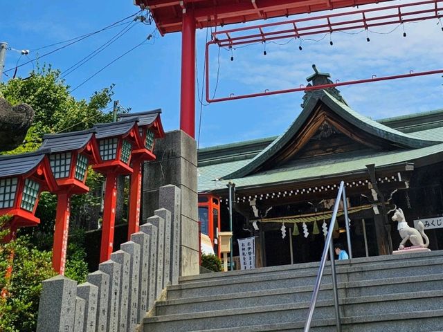 戀愛紅色打卡點❤️犬山城下的三光稻荷神社⛩️🦊