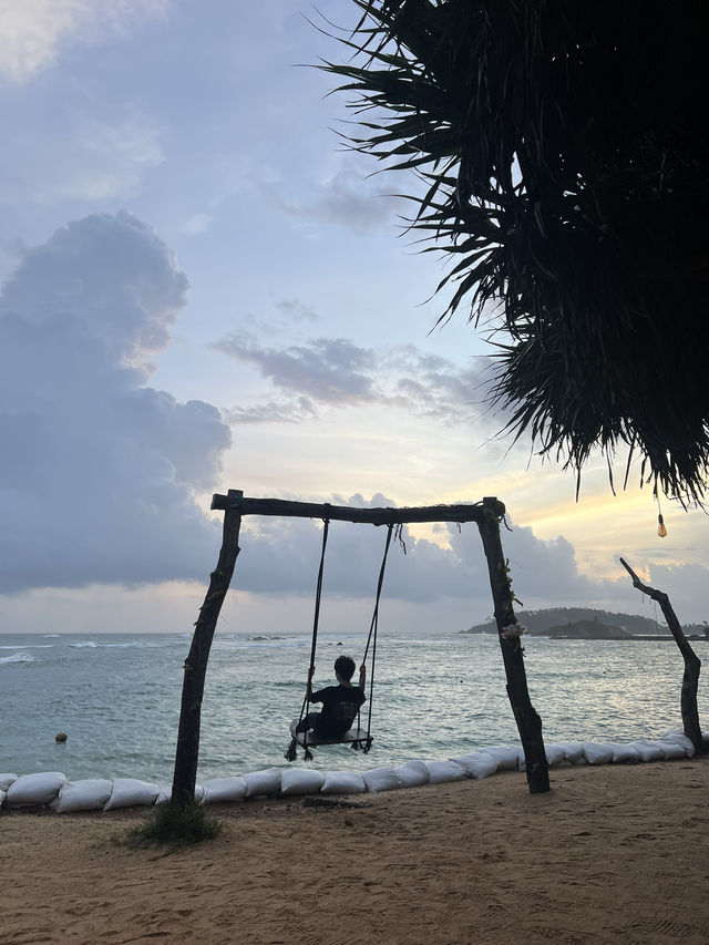 🌊斯里蘭卡海邊蕩鞦韆｜最療癒的天空飛躍🌴