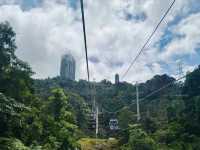 Scenic Cloud Views on the Awana SkyWay Cable Car