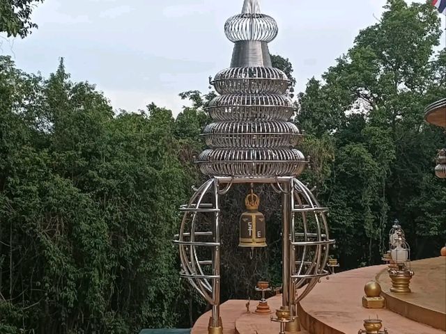 Explore the Mesmerizing Stainless Steel Pagoda in Hat Yai
