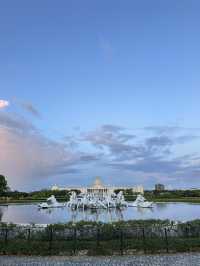 台南都會公園-奇美博物館外慢遊