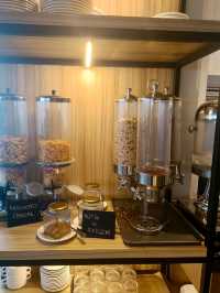 Breakfast buffet at Horizon Cafe, Bespoke Hotel.