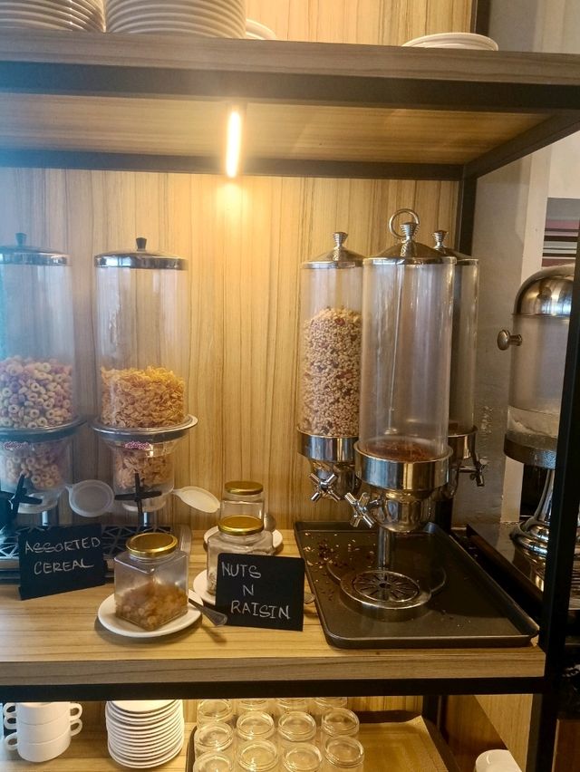 Breakfast buffet at Horizon Cafe, Bespoke Hotel.