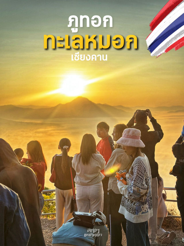 ทะเลหมอกที่ภูทอก…สวยจนลืมหายใจ🇹🇭