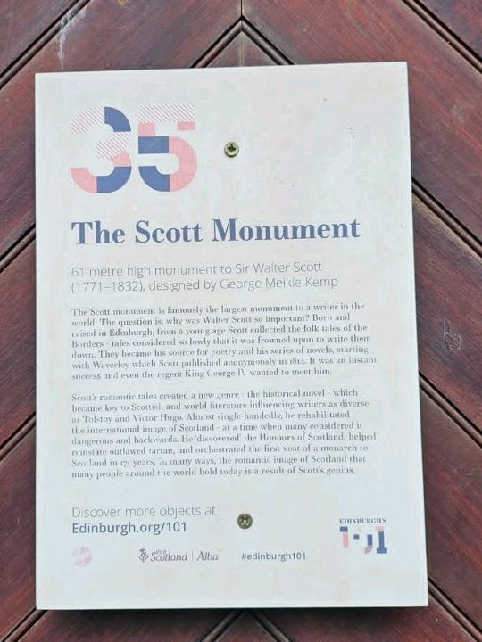 one of Edinburgh’s most iconic landmarks and a must see if you’re in the city. Built in honour of Sir Walter Scott one of Edinburgh’s most iconic landmarks and a must see if you’re in the city. Built in honour of Sir Walter Scott