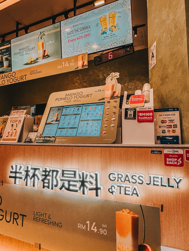 Cooling Comfort at Shuyi Grass Jelly & Tea, Sunway Pyramid