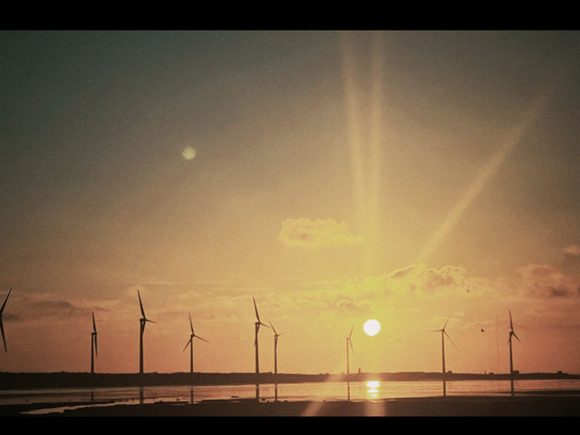 Sunset Vibes at Taichung's Gaomei Wetlands 🌅🚲