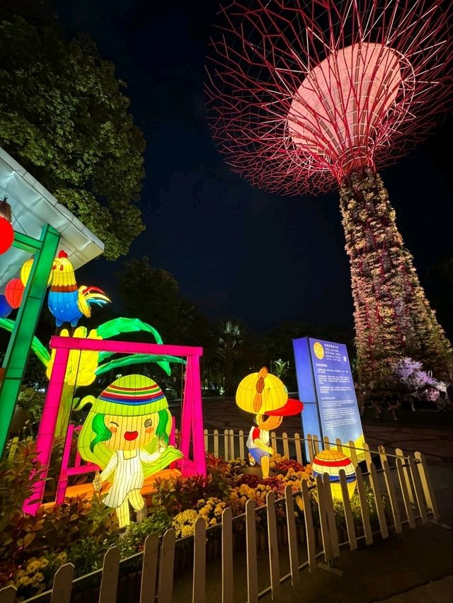 “Moonlit Harmony Spectacle at Gardens by the Bay”