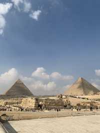 🦁埃及 卡夫拉金字塔|石灰帽與人面獅身像的守護傳說