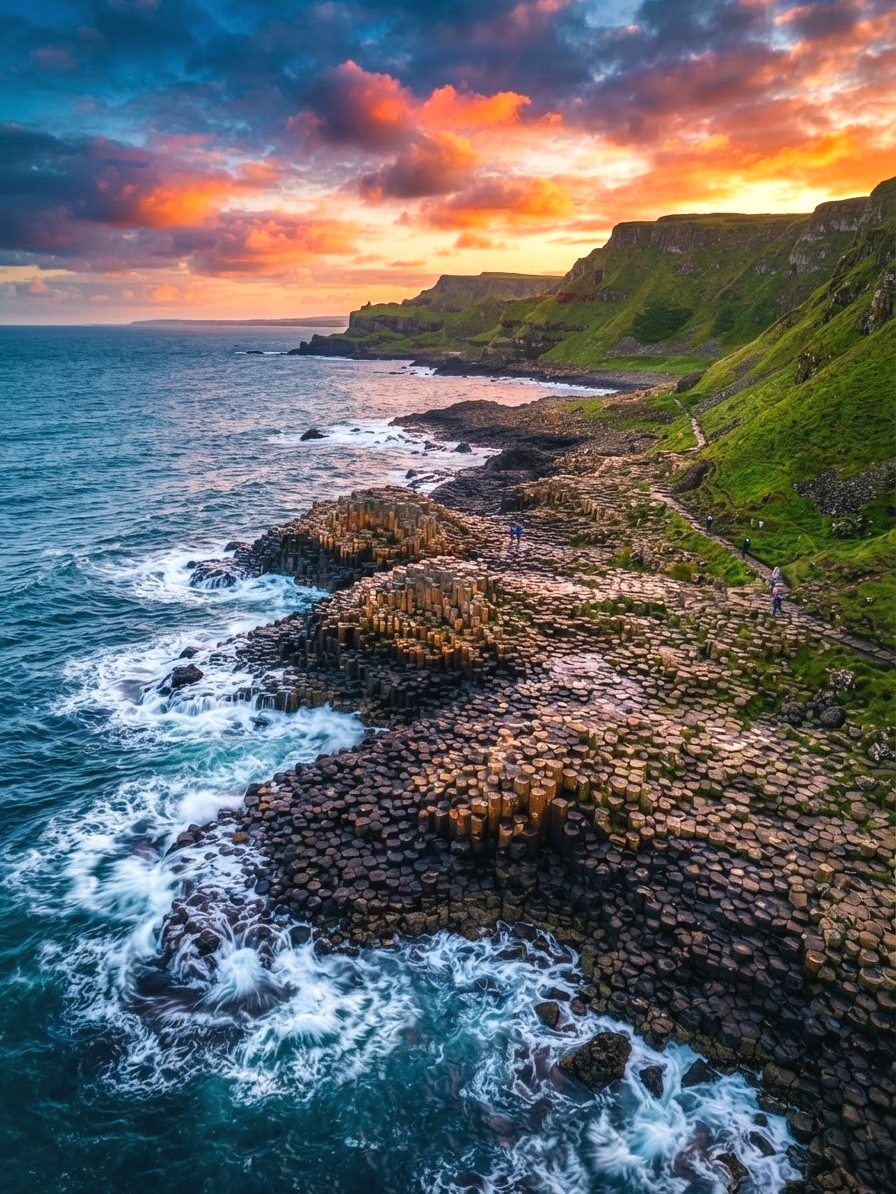 Giant's Causeway in Bushmills, Northern Ireland: A Natural Wonder Gifted to Humanity