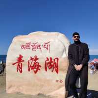 The largest Saltwater Lake in China, Qinghai