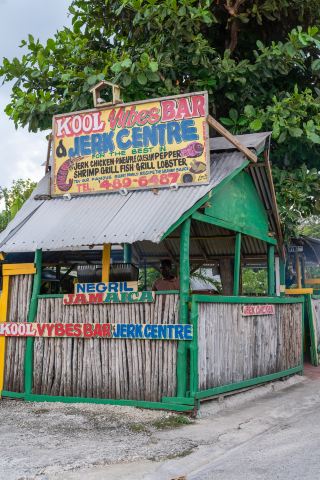 Jerk Chicken, Garden Seating, and a Local Stop in Negril