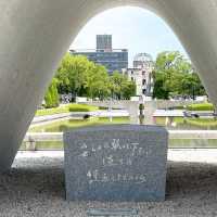 the iconic Peace Statue in Nagasaki