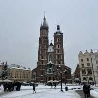 Beauty of Krakow in winter