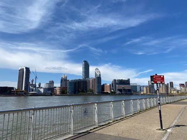North Greenwich Pier: Where Modernity Meets the River Thames