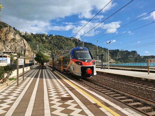 A Scenic Train Journey to Taormina