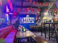 A Chinese buffet at Etazhi in Saint-Petersburg