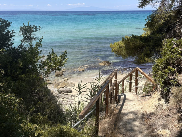 Beach day in Khalkidiki from Thessaloniki