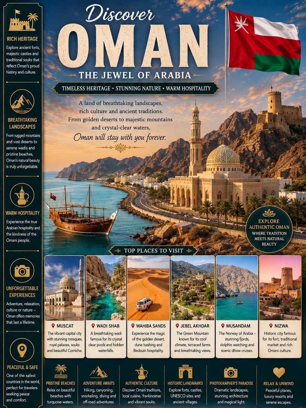🌟 OMAN UNVEILED 🇴🇲 | The Hidden Paradise of Arabia You Must Experience Once in Your Life!