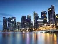 🇸🇬濱海灣的夜景，超正