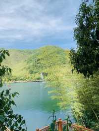 Ba Wang Tan, Ba Wang Lake, the scenery of green bamboo and blue waves is magnificent!