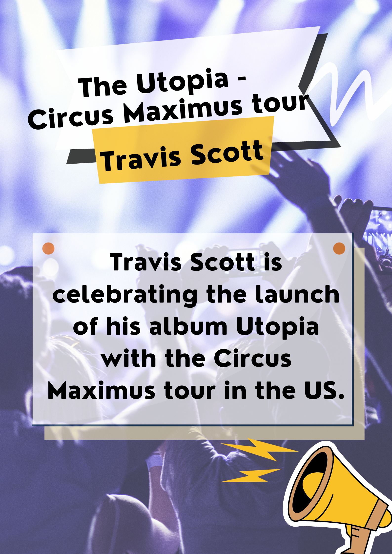 Travis Scott Utopia Circus Maximus Poster III - US