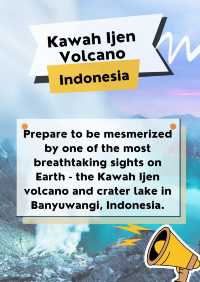 Experience the Wonder of Kawah Ijen Volcano 🌋