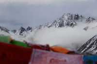 冬日之雪，讓玉科疑似潑墨山水中
