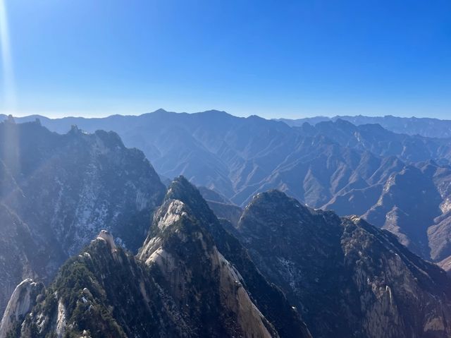 華山之旅：天地之間的風景畫