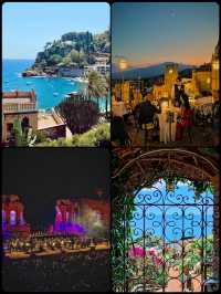 Taormina 呀，那可是藏在美麗地中海的夢幻天堂小城，嘿嘿