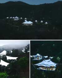 涵田度假村·雲居入住茶山之巔雲海溫泉帳篷。