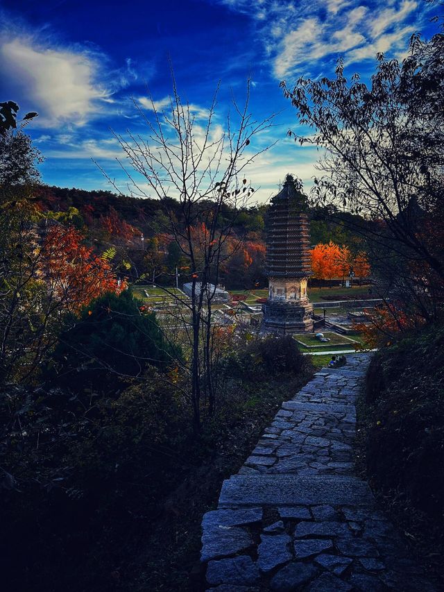 北京銀山塔林｜法華寺遺址。