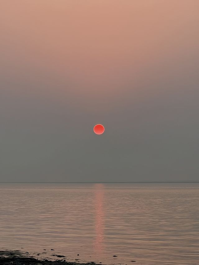 答因我來岳陽追日落一定要看好天氣！！