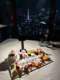 東京浪漫紀念日餐廳🥂 擁抱東京塔美景