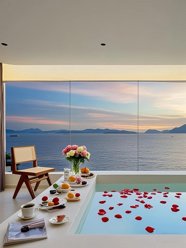 深圳龍崗海景私湯！這家酒店直接封神🌊
