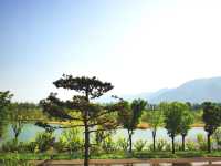 太原旅遊免費又好玩嘅地方-西山疊翠園，美景如畫。