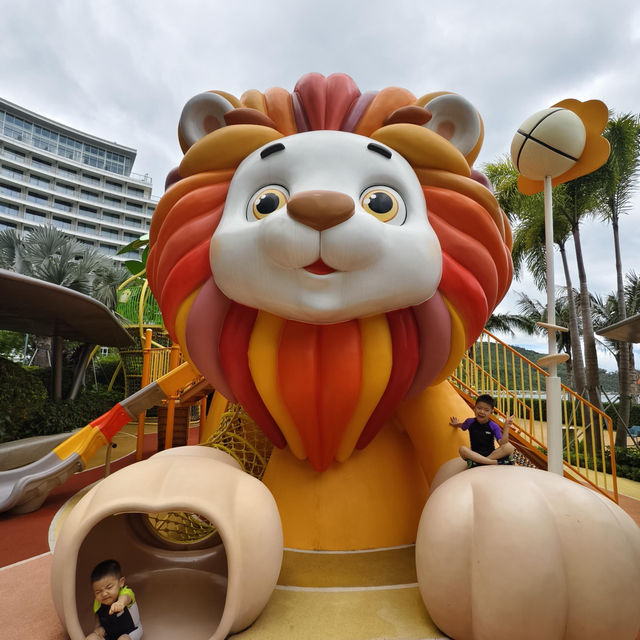 🏝️深圳遛娃必衝！小梅沙酒店兒童水上樂園太好玩啦✨