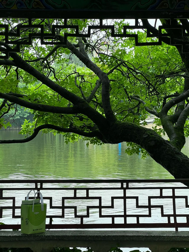 晴翠湖不如雨翠湖