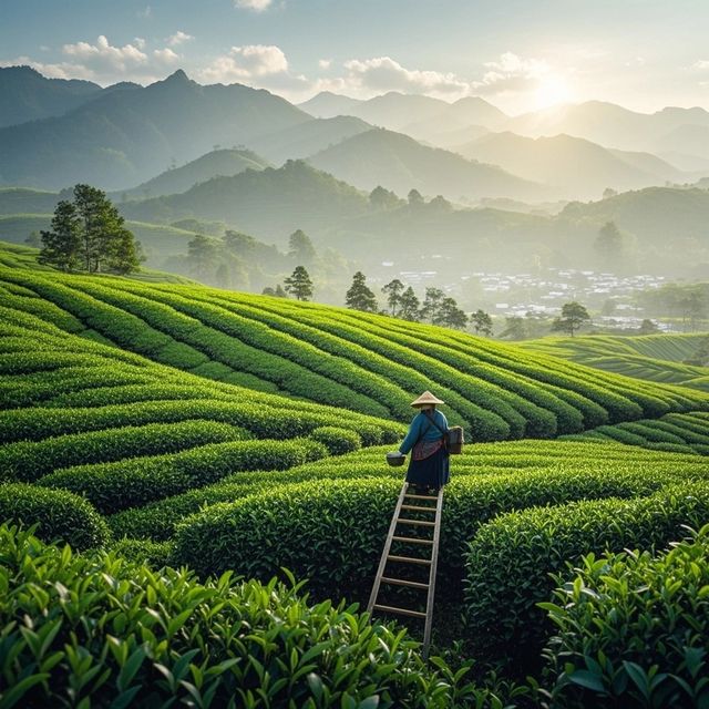 萬畝茶園春日漫遊 萬畝茶園春日漫遊